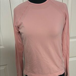 Athleta girls Pink Long Sleeve Athletic Top